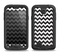 The Black & White Chevron Pattern Samsung Galaxy S4 LifeProof Nuud Case Skin Set