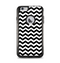 The Black & White Chevron Pattern V2 Apple iPhone 6 Plus Otterbox Commuter Case Skin Set