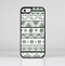 The Black & White Floral Aztec Pattern Skin-Sert Case for the Apple iPhone 5c