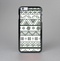 The Black & White Floral Aztec Pattern Skin-Sert Case for the Apple iPhone 6 Plus