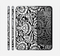The Black & White Mirrored Floral Pattern V2 Skin for the Apple iPhone 6 Plus