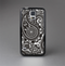 The Black & White Paisley Pattern V1 Skin-Sert Case for the Samsung Galaxy S5