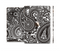 The Black & White Pasiley Pattern Skin Set for the Apple iPad Air 2