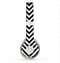 The Black & White Sharp Chevron Pattern Skin for the Beats by Dre Solo 2 Headphones