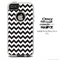 The Black & White Skin For The iPhone 4-4s or 5-5s Otterbox Commuter Case