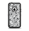 The Black & White Technology Icon Apple iPhone 5c Otterbox Defender Case Skin Set