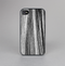 The Black and Grey Frizzy Texture Skin-Sert Case for the Apple iPhone 4-4s