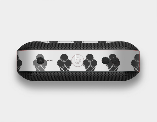 The Black and White Icecream and Drink Pattern Skin Set for the Beats Pill Plus