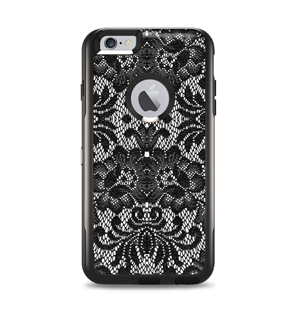 The Black and White Lace Pattern10867032_xl Apple iPhone 6 Plus Otterbox Commuter Case Skin Set