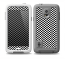 The Black and White Opposite Stripes Skin for the Samsung Galaxy S5 frē LifeProof Case