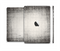 The Black and White Scratched Texture Full Body Skin Set for the Apple iPad Mini 2