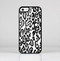 The Black and White Snow Leopard Pattern Skin-Sert Case for the Apple iPhone 5c
