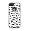 The Black and White Travel Collage Pattern Apple iPhone 5-5s Otterbox Commuter Case Skin Set