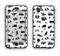 The Black and White Travel Collage Pattern Apple iPhone 6 Plus LifeProof Nuud Case Skin Set