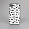 The Black and White Travel Collage Pattern Skin-Sert Case for the Apple iPhone 4-4s
