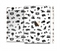 The Black and White Travel Collage Pattern Full Body Skin Set for the Apple iPad Mini 3