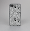 The Black and White Valentine Sketch Pattern Skin-Sert Case for the Apple iPhone 4-4s