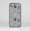 The Black and White Valentine Sketch Pattern Skin-Sert Case for the Apple iPhone 5c