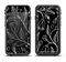 The Black and White Vector Branches Apple iPhone 6/6s Plus LifeProof Fre Case Skin Set