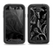 The Black and White Vector Branches Samsung Galaxy S4 LifeProof Nuud Case Skin Set
