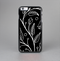 The Black and White Vector Branches Skin-Sert Case for the Apple iPhone 6