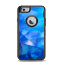The Blue Abstract Crystal Pattern Apple iPhone 6 Otterbox Defender Case Skin Set