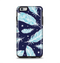 The Blue Aztec Feathers and Stars Apple iPhone 6 Plus Otterbox Symmetry Case Skin Set