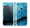 The Blue Broken Concrete Skin Set for the Apple iPhone 5
