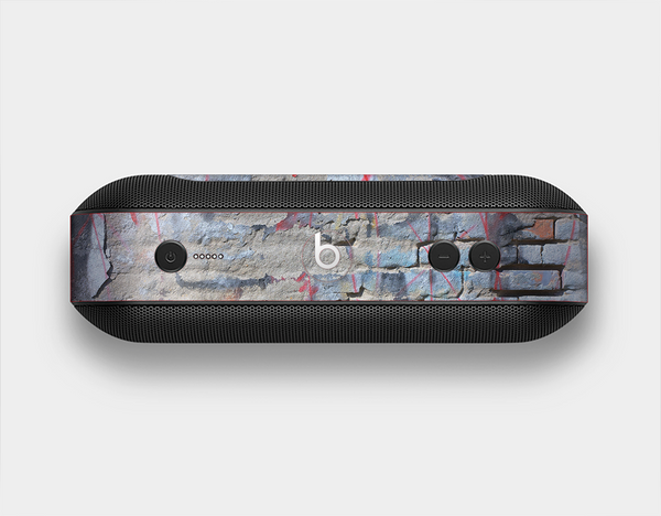 The Blue Chipped Graffiti Wall Skin Set for the Beats Pill Plus