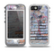 The Blue Chipped Graffiti Wall Skin for the iPhone 5-5s OtterBox Preserver WaterProof Case