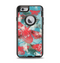 The Blue & Coral Abstract Butterfly Sprout Apple iPhone 6 Otterbox Defender Case Skin Set