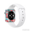 The Blue & Coral Abstract Butterfly Sprout Full-Body Skin Kit for the Apple Watch