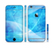 The Blue DIstressed Waves Sectioned Skin Series for the Apple iPhone 6s Plus