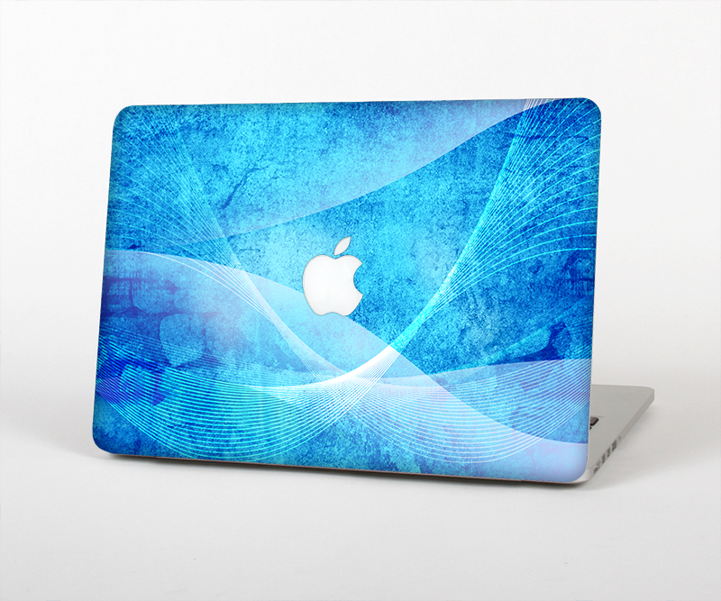 Skins Wrap pour MacBook Pro 15 pouces Retina Touch bleu fluo