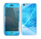 The Blue DIstressed Waves Skin for the Apple iPhone 5c