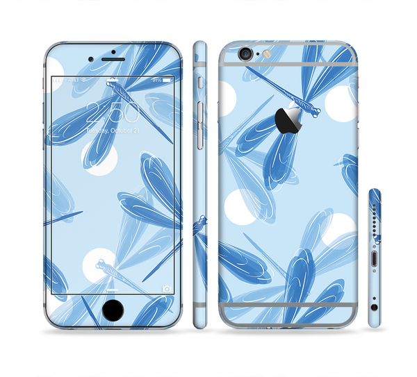The Blue DragonFly Sectioned Skin Series for the Apple iPhone 6s