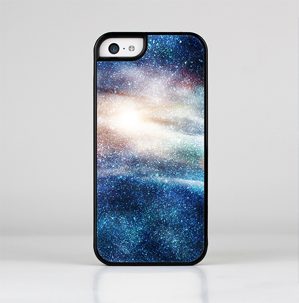 The Blue & Gold Glowing Star-Wave Skin-Sert Case for the Apple iPhone 5c