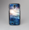 The Blue & Gold Glowing Star-Wave Skin-Sert Case for the Samsung Galaxy S4