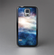 The Blue & Gold Glowing Star-Wave Skin-Sert Case for the Samsung Galaxy S5