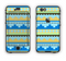 The Blue & Gold Tribal Ethic Geometric Pattern Apple iPhone 6 LifeProof Nuud Case Skin Set