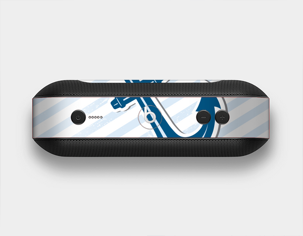 The Blue Highlighted Anchor with Rope Skin Set for the Beats Pill Plus