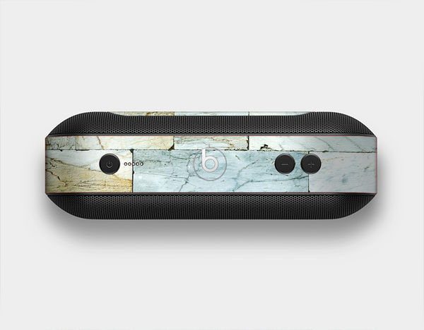 The Blue Marble Layered Bricks Skin Set for the Beats Pill Plus