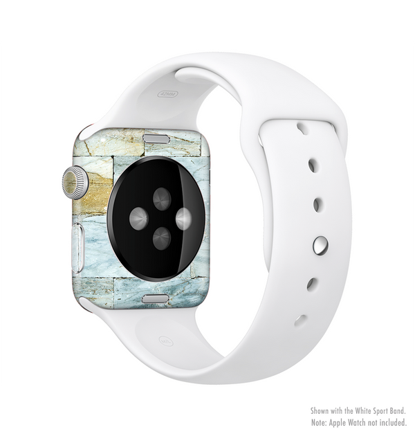 The Blue Marble Layered Bricks Full-Body Skin Kit for the Apple Watch
