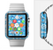 The Blue Nautical Collage Full-Body Skin Kit for the Apple Watch