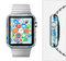 The Blue Nautical Collage V5 Full-Body Skin Kit for the Apple Watch