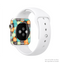 The Blue & Orange Abstract Polka Dots Full-Body Skin Kit for the Apple Watch