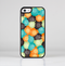 The Blue & Orange Abstract Polka Dots Skin-Sert Case for the Apple iPhone 5c