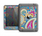 The Blue & Pink Layered Paisley Pattern V3 Apple iPad Air LifeProof Nuud Case Skin Set