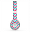The Blue & Pink Sharp Chevron Pattern Skin for the Beats by Dre Solo 2 Headphones