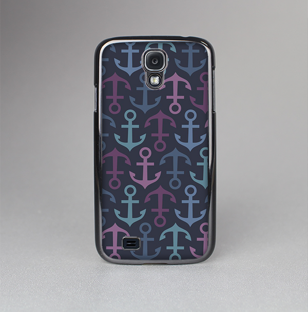 The Blue & Pink Vector Anchor Collage Skin-Sert Case for the Samsung Galaxy S4